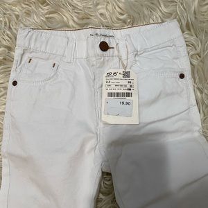 Zara Boy White Pants